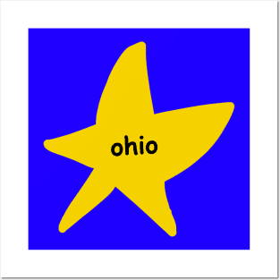 Ohio gold star Posters and Art